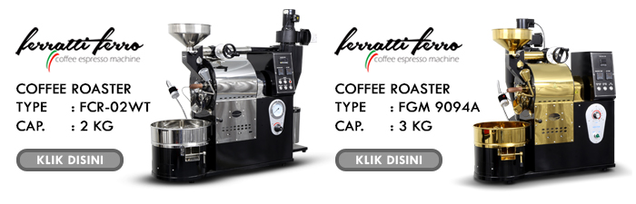 List Mesin Coffee Roaster Ferratti Ferro